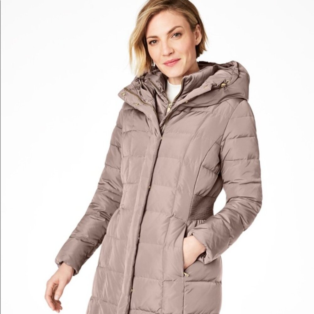Cole Haan Puffer Jacket XS Mauve - Picture 2 of 12